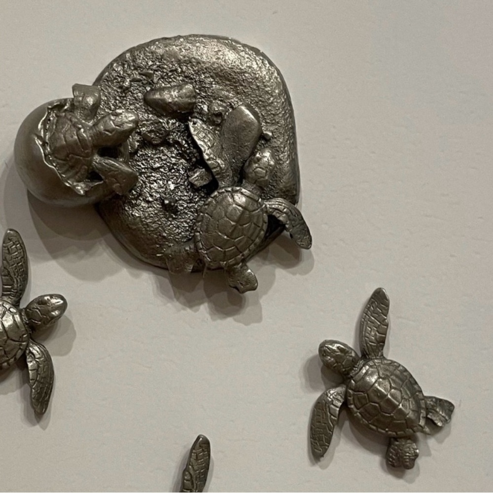 Metal Turtle Magnet Set - Picture 3 of 13